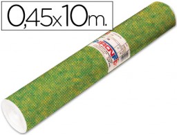 Rollo adhesivo Aironfix 270µ ante verde 0,45x10 m.